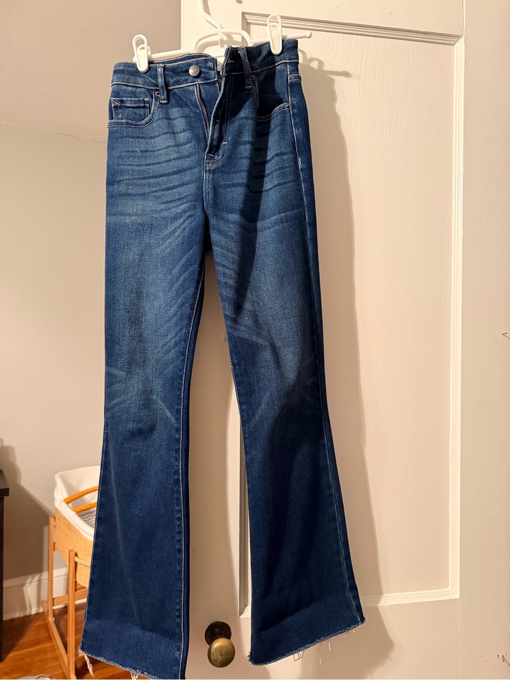 Carly Jean Los Angeles Dark Indigo Flare Jeans